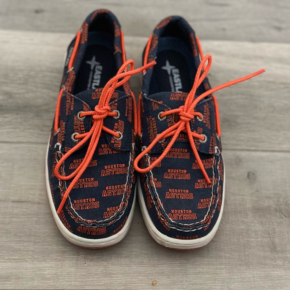 Orange and Navy Eastland Astros Women’s size 6M shoes